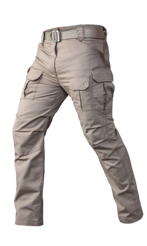 Almond Pleated Essential Trouser