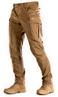 Brown Pleated Essential Trouser